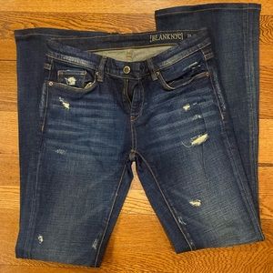 Blank NYC Distressed Flare Wide Leg Jean Style72J-1391